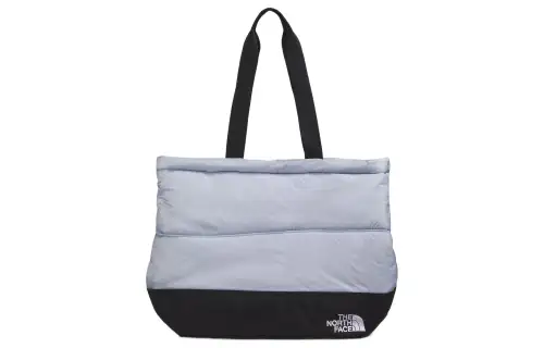 THE NORTH FACE 33L Tote Bag, Shopping Bag, Handbag, Outdoor Bag Recyclable Thermal Material Gray & Black Unisex