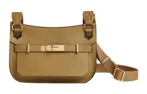 HERMES Jypsiere Gold tone Lock Swift Leather Shoulder Bag, Crossbody Bag Mini Women's Cow Leather Paper