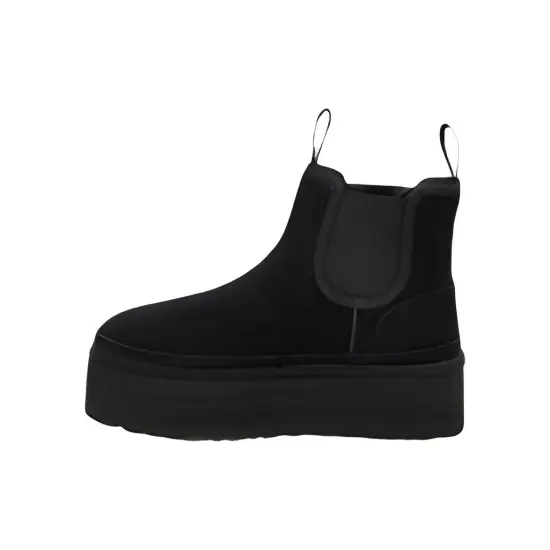 UGG Neumel Platform Chelsea Boot Black Women's