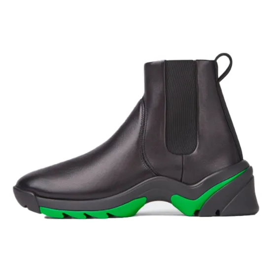 Bottega Veneta Flash High Top Sneaker Black Green