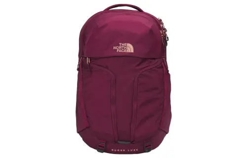 THE NORTH FACE 25L Backpack Double Shoulder Outdoor Bag Recycled Nylon Rose Red Women's