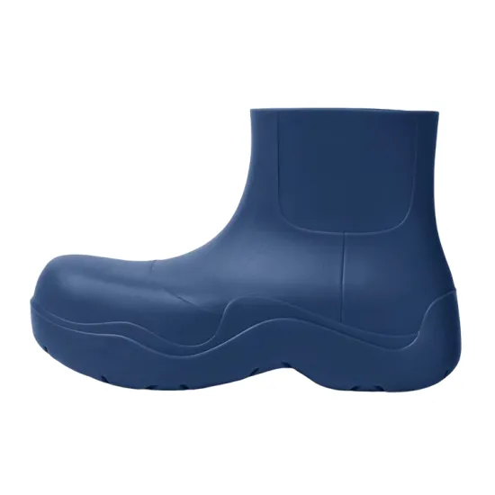 Bottega Veneta Puddle Ankle Boots Men Blue