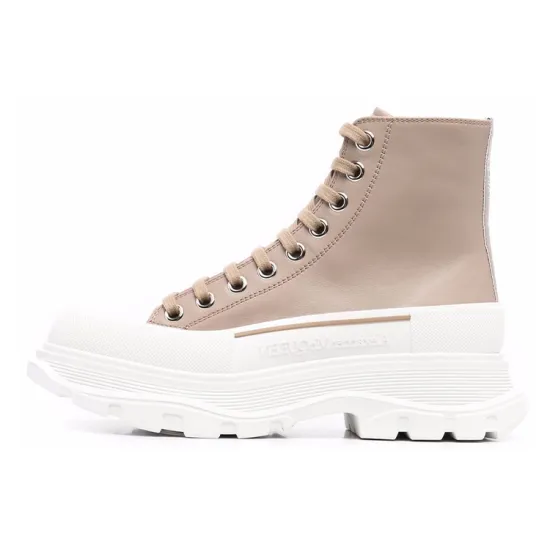 Alexander McQueen Tread Slick Ankle Boots Women's Pink