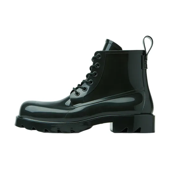 Bottega Veneta Stride Lace Up Ankle Boot Dark Green