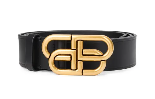 Balenciaga Bb Large Belt Gold tone
