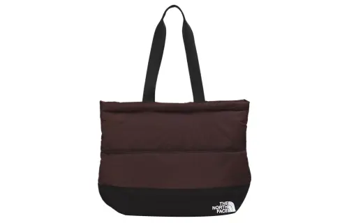 THE NORTH FACE 21L Tote Bag, Shopping Bag, Portable Outdoor Bag Thermal Material Coal Brown & Black Unisex