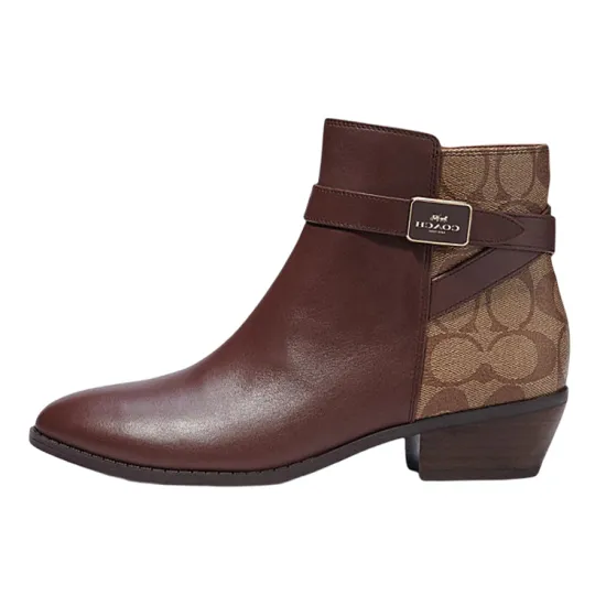 COACH Ankle Boots Women's Brown