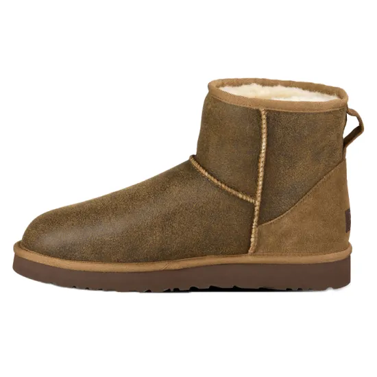 UGG CLASSIC MINI Snow Boots Men Chestnut Brown