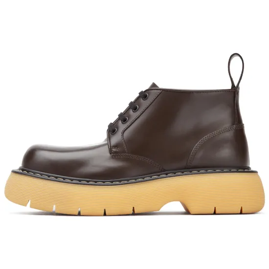 Bottega Veneta Bounce Ankle Boot Brown Women's