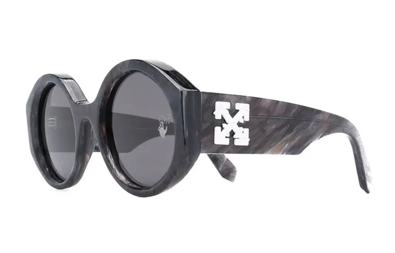 OFF WHITE Sara Round Frame Sunglasses