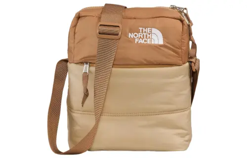 THE NORTH FACE Nuptse 7L Shoulder Bag, Crossbody Bag, Outdoor Bag Nylon Khaki Unisex