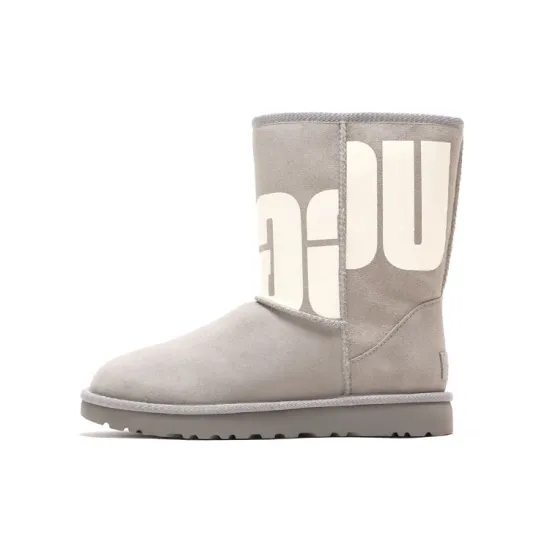 UGG CLASSIC SHORT Snow Boots Women's Gray