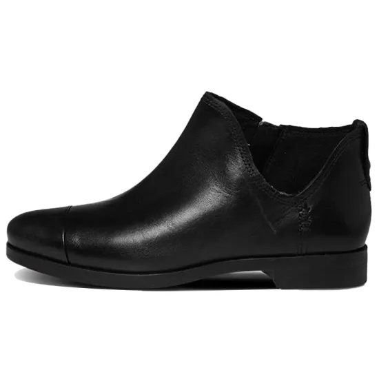 Timberland Carleton Side Zipper Ankle Boots 'Black Suede' Women's