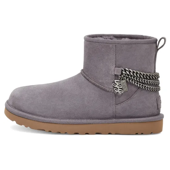 UGG CLASSIC MINI Snow Boots Women's Purplish-gray