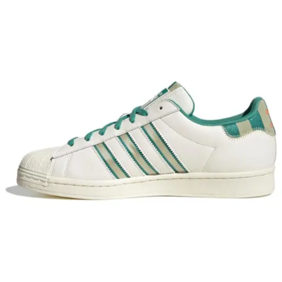 Adidas Originals Skateboard Shoes Unisex Low-top White/green