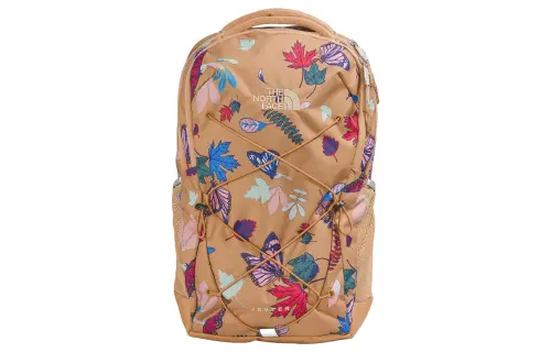THE NORTH FACE 22L Backpack Double Shoulder Outdoor Bag Recycled Polyester Almond Women's