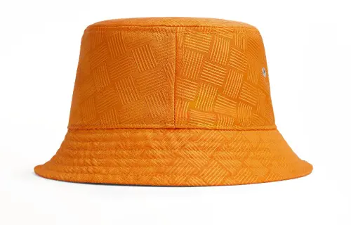 Bottega Veneta Nylon Bucket Hats Men's Orange