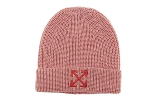 OFF-WHITE Logo Embroidered Knitted Beanie