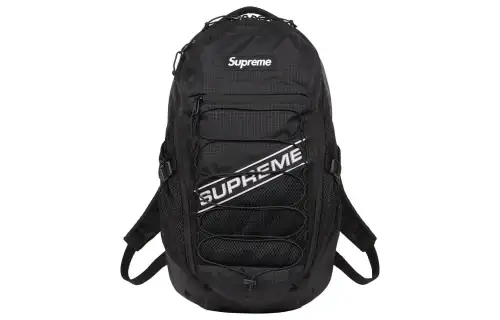 Supreme Waterproof Nylon Backpack Unisex Black