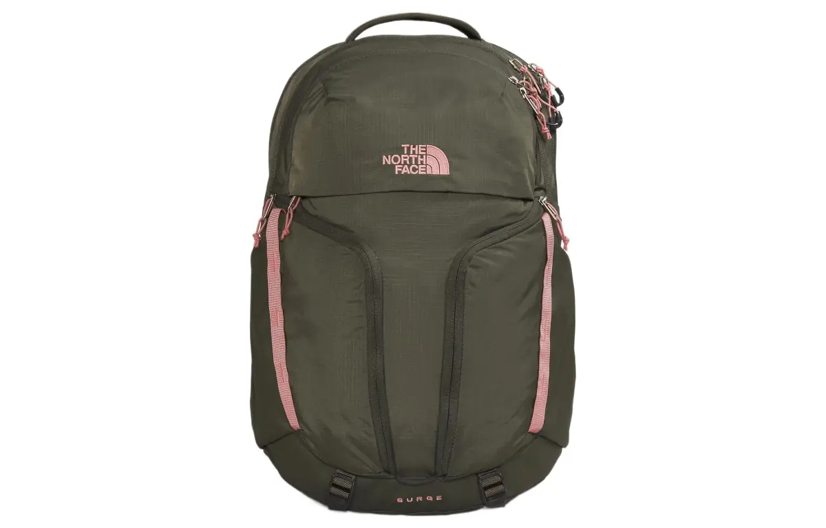 THE NORTH FACE Backpack Outdoor Bag Recycled Nylon With Polyester Green Women's