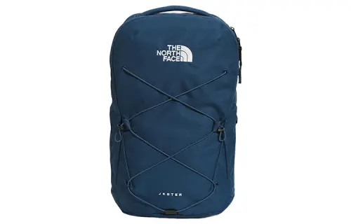 THE NORTH FACE 28L Brand Logo Backpack Double Shoulder Outdoor Bag Recycled Polyester Dark Blue Men's