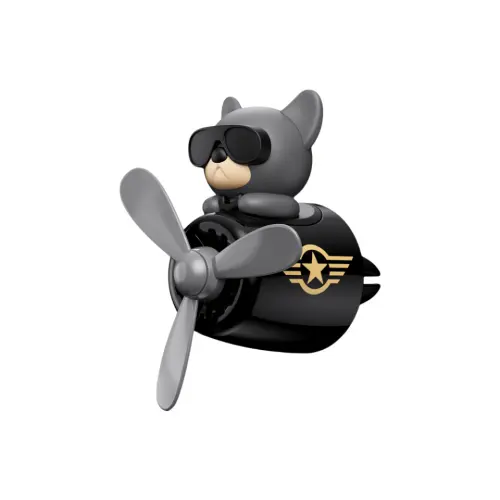 Cartoon cute aromatherapy for auto, rotating air fan, perfume