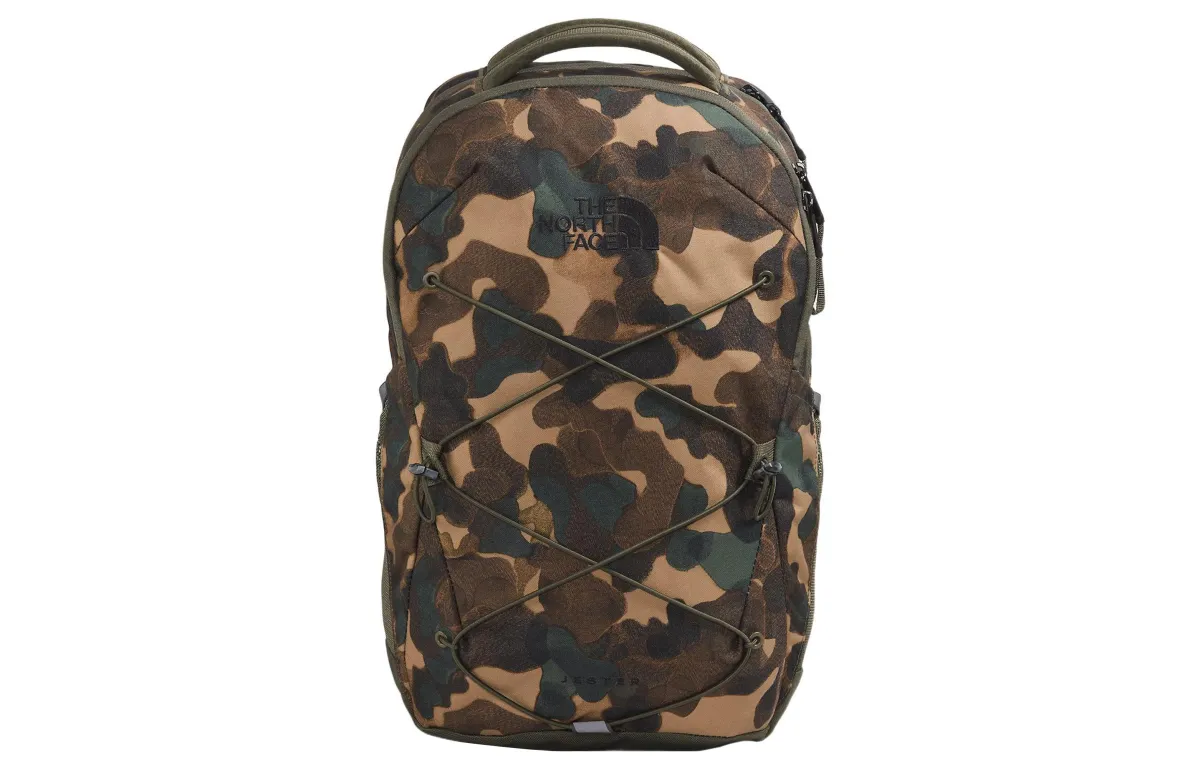 THE NORTH FACE 28L Backpack Double Shoulder Outdoor Bag Recycled Polyester Camouflage Unisex