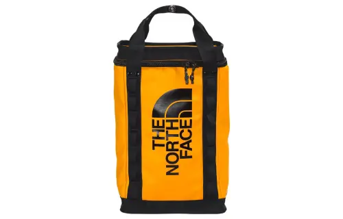 THE NORTH FACE 14L Backpack Outdoor Bag Recycled Polyester Yellow Unisex