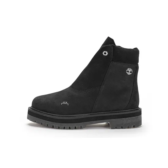 Timberland X A Cold Wall 6 Inch Premium Side Zip Boot 'Jet Black Nubuck' Women's
