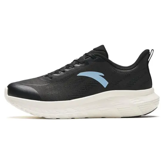 Anta Light Cloud Cushioning Wear-Resistant Low-Top Running Shoes Women's Black
