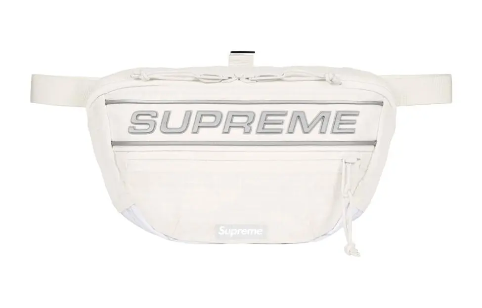 Supreme Nylon Crossbody Bag, Fanny Pack Regular Unisex White