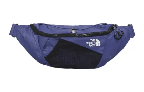 THE NORTH FACE 4L Sling Bag, Fanny Pack Outdoor Bag Nylon Blue Unisex