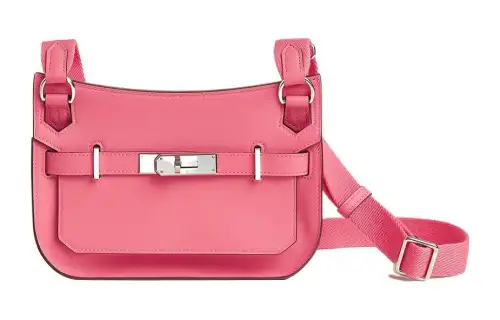 HERMES Jypsiere Swift Calfskin Shoulder Bag, Crossbody Bag Mini Women's Azalea Pink