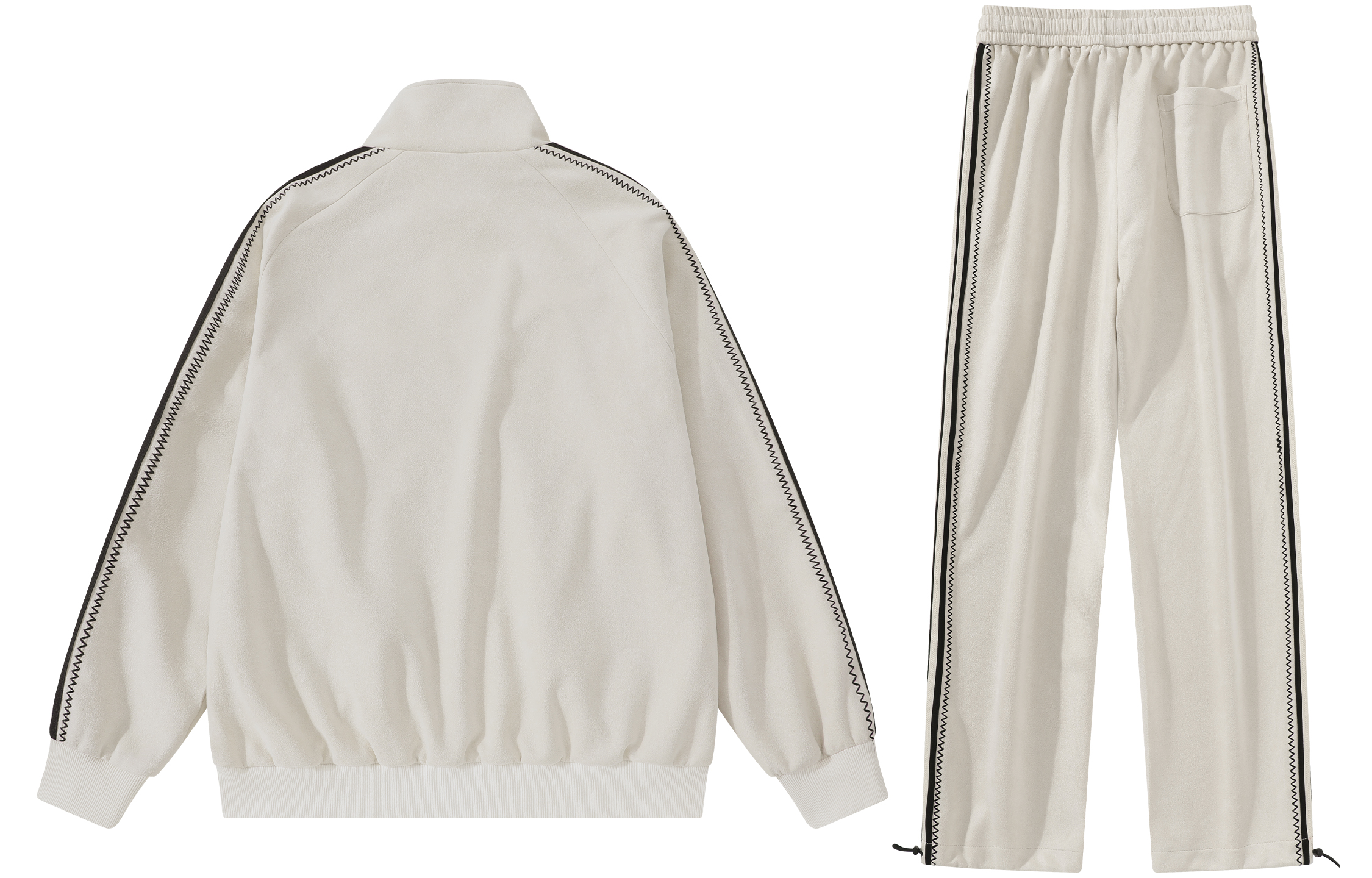 SCRM Casual Sportswear Unisex Stand Collar Moderate