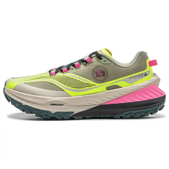 LINING Dilu Running Shoes Women's Low-Top Light/Green