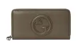 GUCCI Blondie Leather Wallet Women's Brown