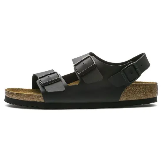 Birkenstock Milano Birko-Flor Narrow Fit 'Black'