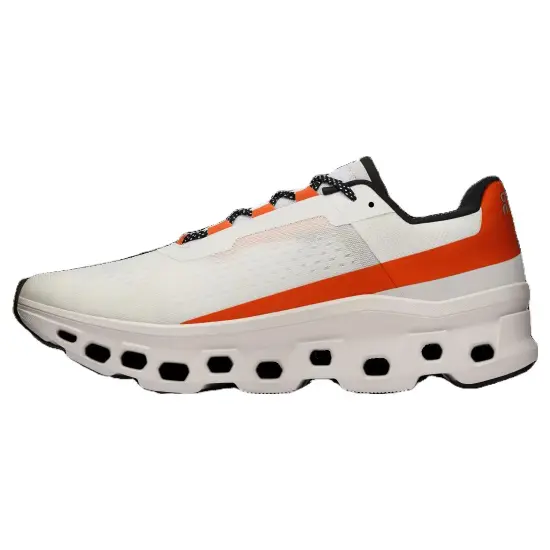 On Running CloudmOnster Undyed White Flame