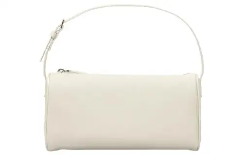 THE ROW 90's Leather Pen Holder Bag, Shoulder Bag Shoulder Bag, Handbag Regular Women's White