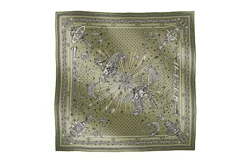 HERMES Scarves Women's Clay Green