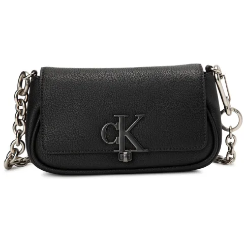 CALVIN KLEIN Synthetic Material Shoulder Bags Women's Black