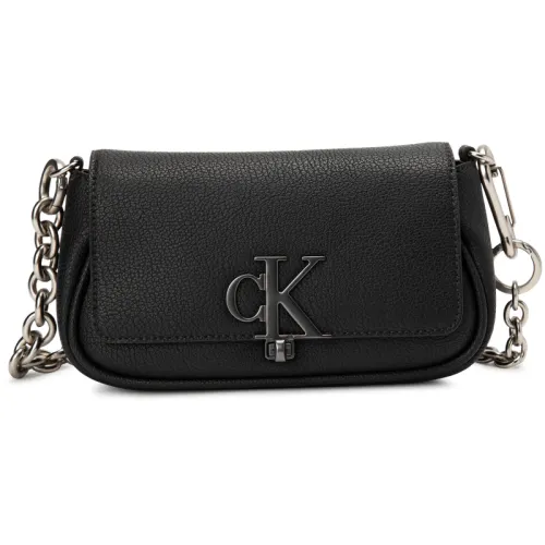 CALVIN KLEIN Synthetic Material Shoulder Bag Women's Black