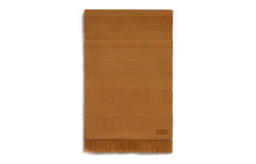 HERMES Knit Scarves Women's Brown