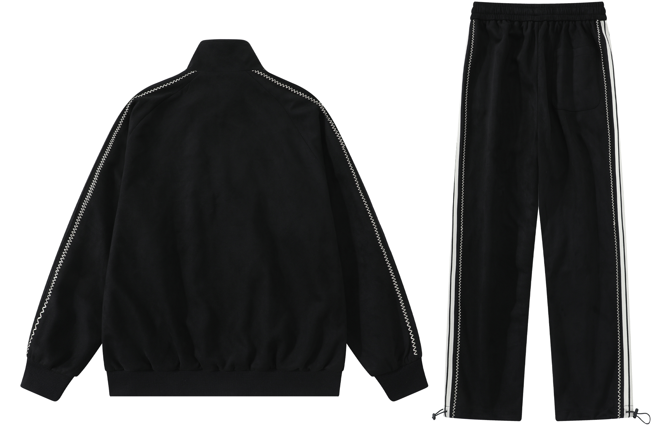 SCRM Casual Sportswear Unisex Stand Collar Moderate