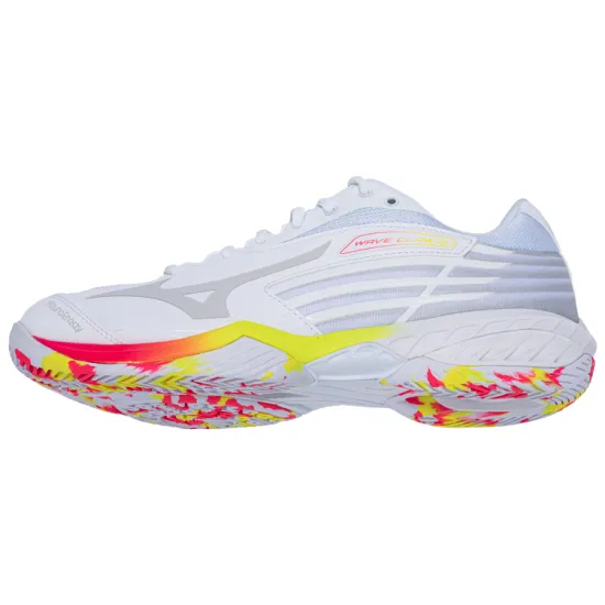 Mizuno Wave Claw 2 'White Pink Bolt Neon'