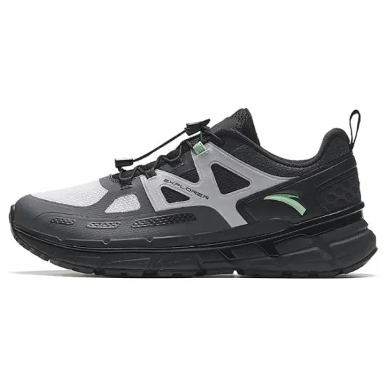ANTA Hiking / Trekking Shoes Men Low-Top Gray Black