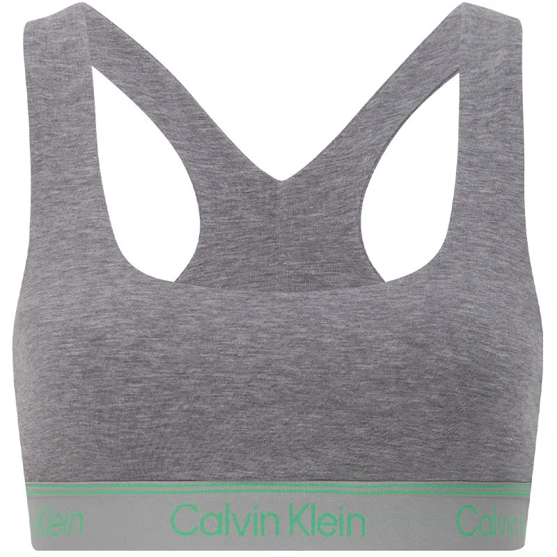 CALVIN KLEIN Joy Motion Belt Bra Women's Hero Gray