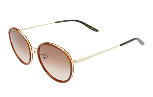 GUCCI Oval Sunglasses Unisex Brown