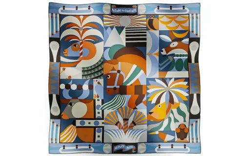 HERMES Scarves Women's Cypress Green