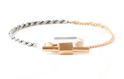 Bottega Veneta Bracelets Men's Gold/Silver